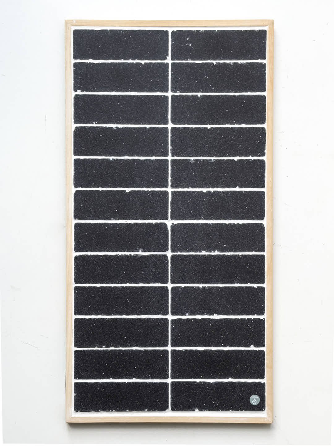 Worn Effect Black Porcelain Mosaic Handmade Tile Sheet